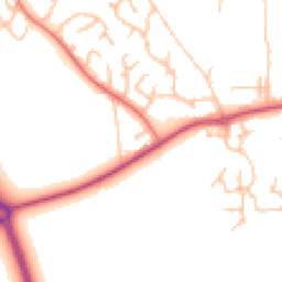 Daytime road noise heatmap for SY3 8XT