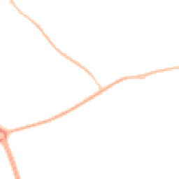 Night-time road noise heatmap for SY3 8XT