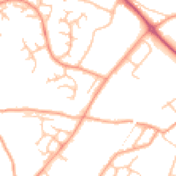 Daytime road noise heatmap for SY3 9DJ