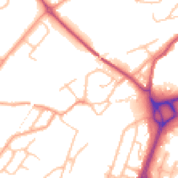 Daytime road noise heatmap for SY3 9ET