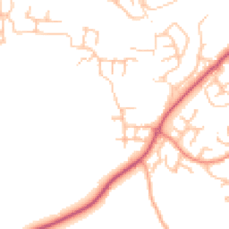 Daytime road noise heatmap for SY3 9FH