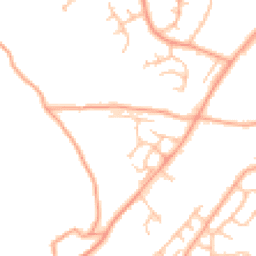 Daytime road noise heatmap for SY3 9FL