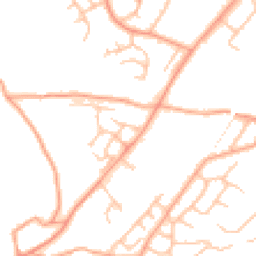 Daytime road noise heatmap for SY3 9FP