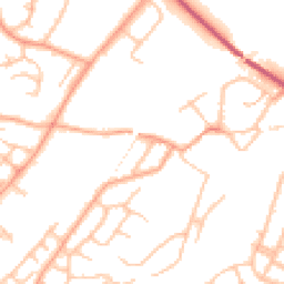 Daytime road noise heatmap for SY3 9HE