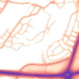 Daytime road noise heatmap for SY3 9HQ
