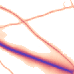 Daytime road noise heatmap for SY4 1AX