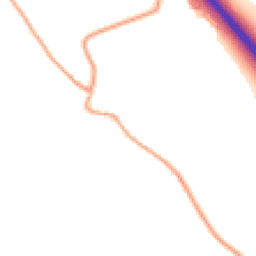Daytime road noise heatmap for SY4 1AZ