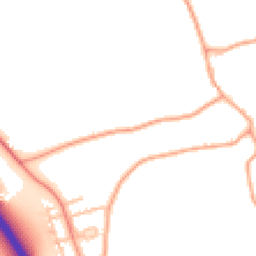 Daytime road noise heatmap for SY4 1DH