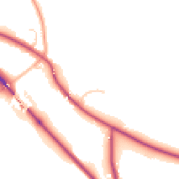 Daytime road noise heatmap for SY4 1DZ