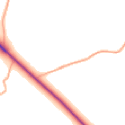 Daytime road noise heatmap for SY4 1EL