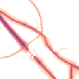 Daytime road noise heatmap for SY4 1FB