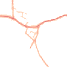 Daytime road noise heatmap for SY4 1LH