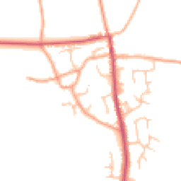Daytime road noise heatmap for SY4 2AT