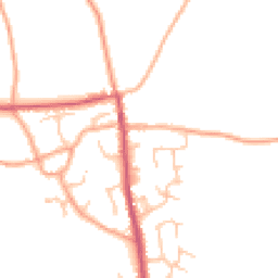 Daytime road noise heatmap for SY4 2BE