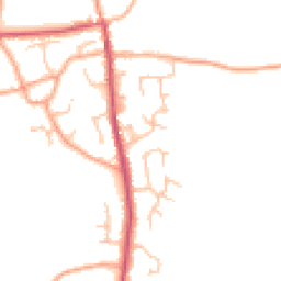 Daytime road noise heatmap for SY4 2DG