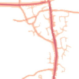 Daytime road noise heatmap for SY4 2DZ