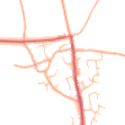 Daytime road noise heatmap for SY4 2EN
