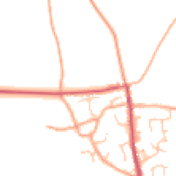 Daytime road noise heatmap for SY4 2FX