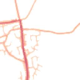 Daytime road noise heatmap for SY4 2HN