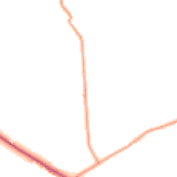 Daytime road noise heatmap for SY4 2JB