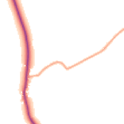 Daytime road noise heatmap for SY4 3AH