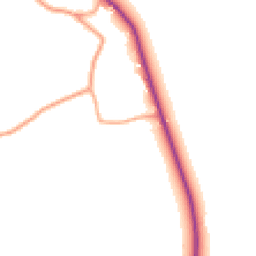 Daytime road noise heatmap for SY4 3AJ