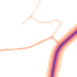 Daytime road noise heatmap for SY4 3BP