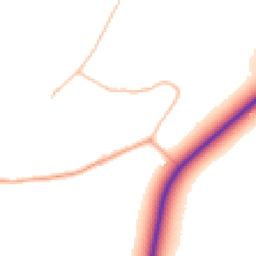 Daytime road noise heatmap for SY4 3BS