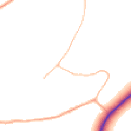 Daytime road noise heatmap for SY4 3BU