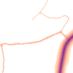 Daytime road noise heatmap for SY4 3BW
