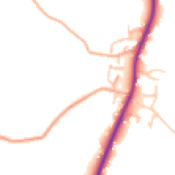 Daytime road noise heatmap for SY4 3DD