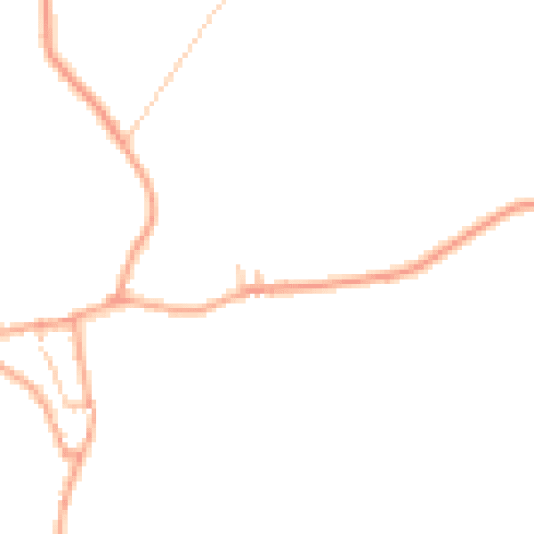 Daytime road noise heatmap for SY4 3JQ