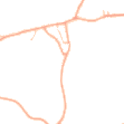 Daytime road noise heatmap for SY4 3JW