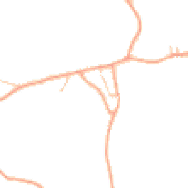 Daytime road noise heatmap for SY4 3LA