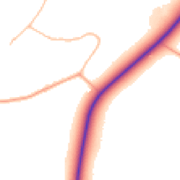 Daytime road noise heatmap for SY4 3LH