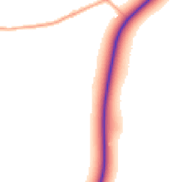 Daytime road noise heatmap for SY4 3LJ