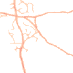 Daytime road noise heatmap for SY4 3NG