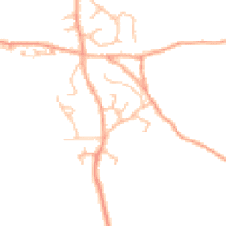 Daytime road noise heatmap for SY4 3NL