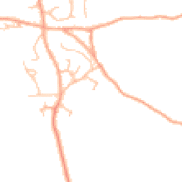 Daytime road noise heatmap for SY4 3NQ