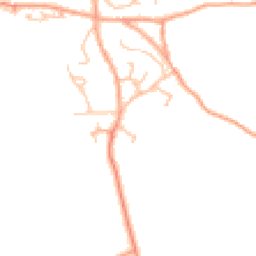 Daytime road noise heatmap for SY4 3NS