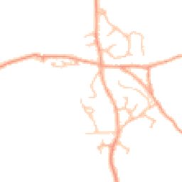 Daytime road noise heatmap for SY4 3PE