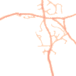 Daytime road noise heatmap for SY4 3PQ
