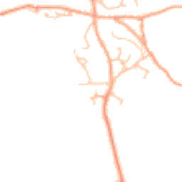 Daytime road noise heatmap for SY4 3QG