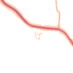 Daytime road noise heatmap for SY4 3QX