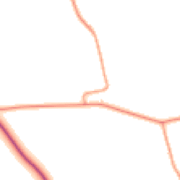 Daytime road noise heatmap for SY4 3RB