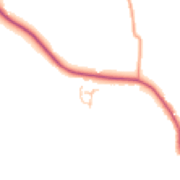 Daytime road noise heatmap for SY4 3RH