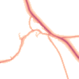 Daytime road noise heatmap for SY4 3RL