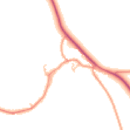 Daytime road noise heatmap for SY4 3RP