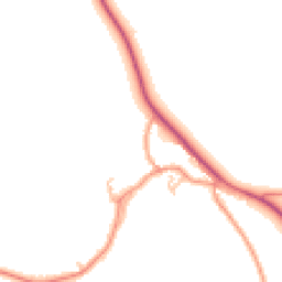 Daytime road noise heatmap for SY4 3RR