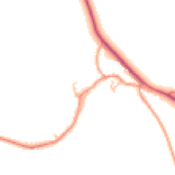 Daytime road noise heatmap for SY4 3RS